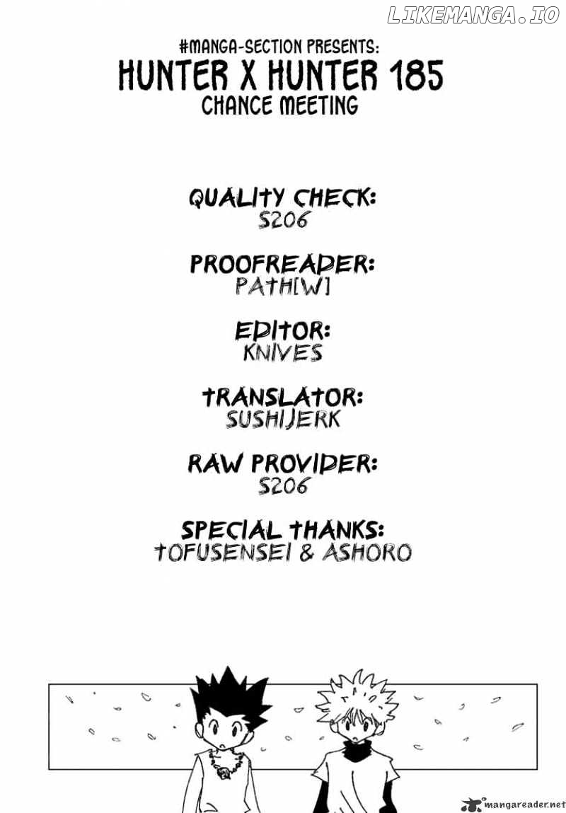Hunter x Hunter, Chapter 185 image 17